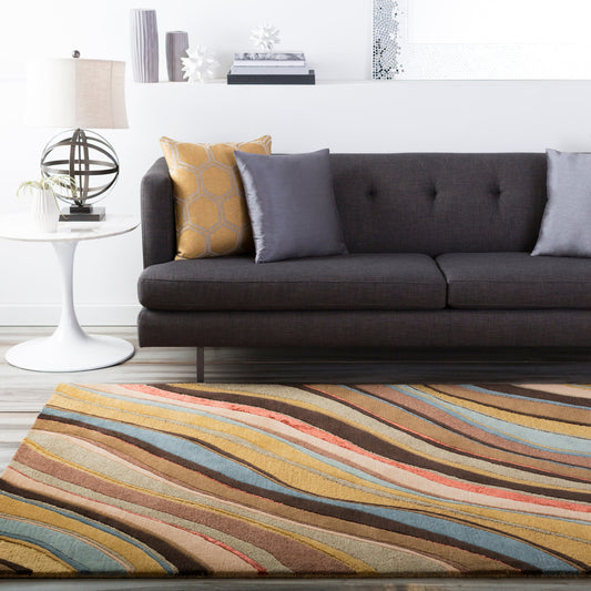 Artist Studio Rug - 1143 by Surya in multi. Made from 100% new zealand wool in a unique style.