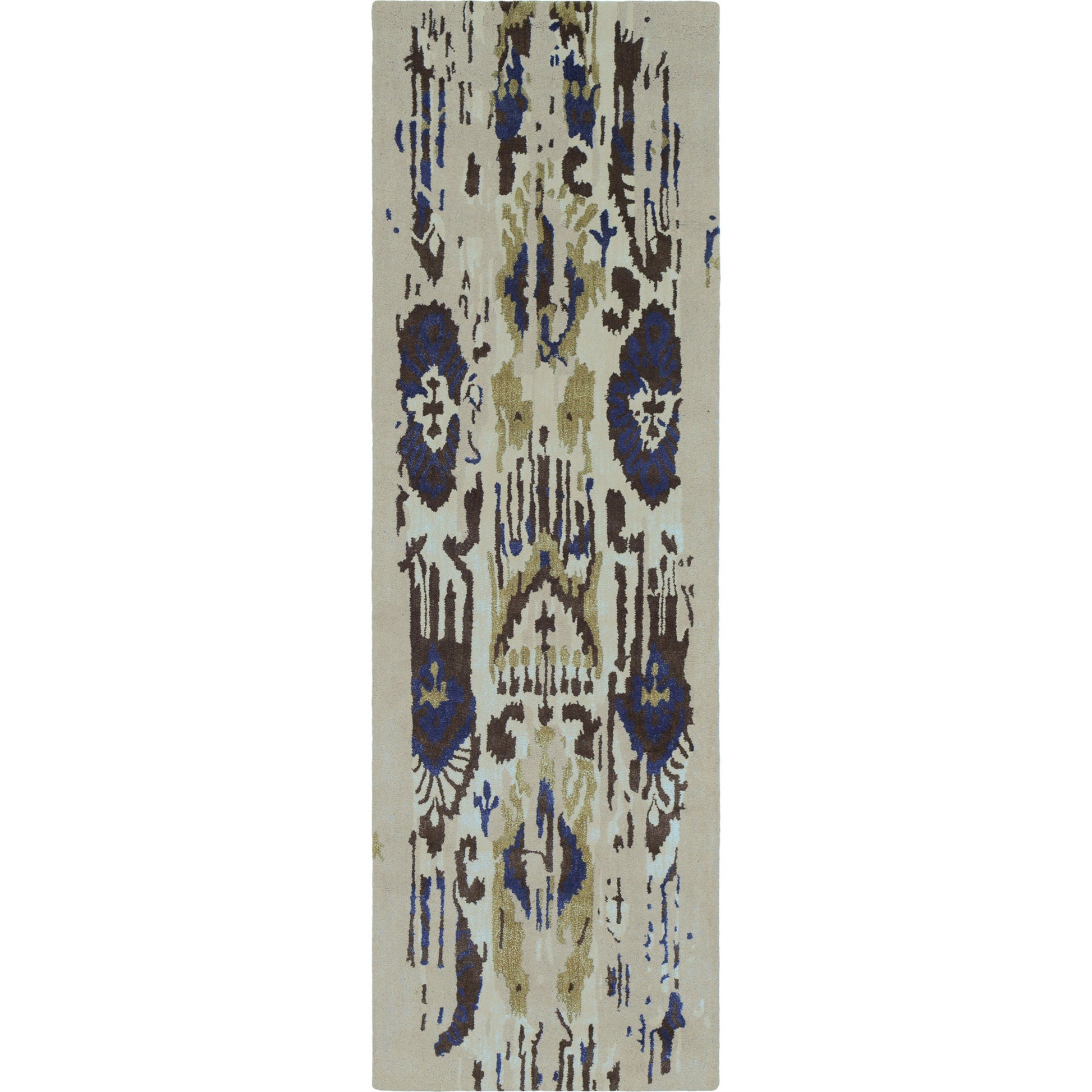 ART-242 Rug by Surya in gray, navy, denim, sage, light gray. Made from 100% new zealand wool in a unique style.