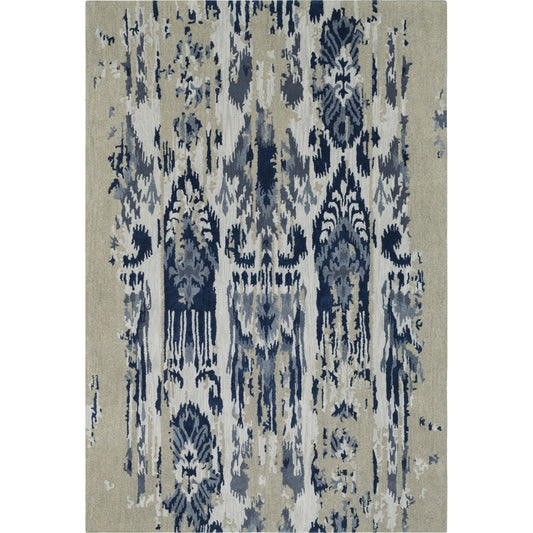 ART-242 Rug by Surya in gray, navy, denim, sage, light gray. Made from 100% new zealand wool in a unique style.