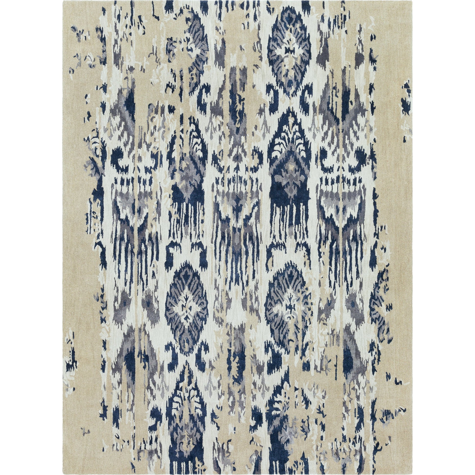ART-242 Rug by Surya in gray, navy, denim, sage, light gray. Made from 100% new zealand wool in a unique style.