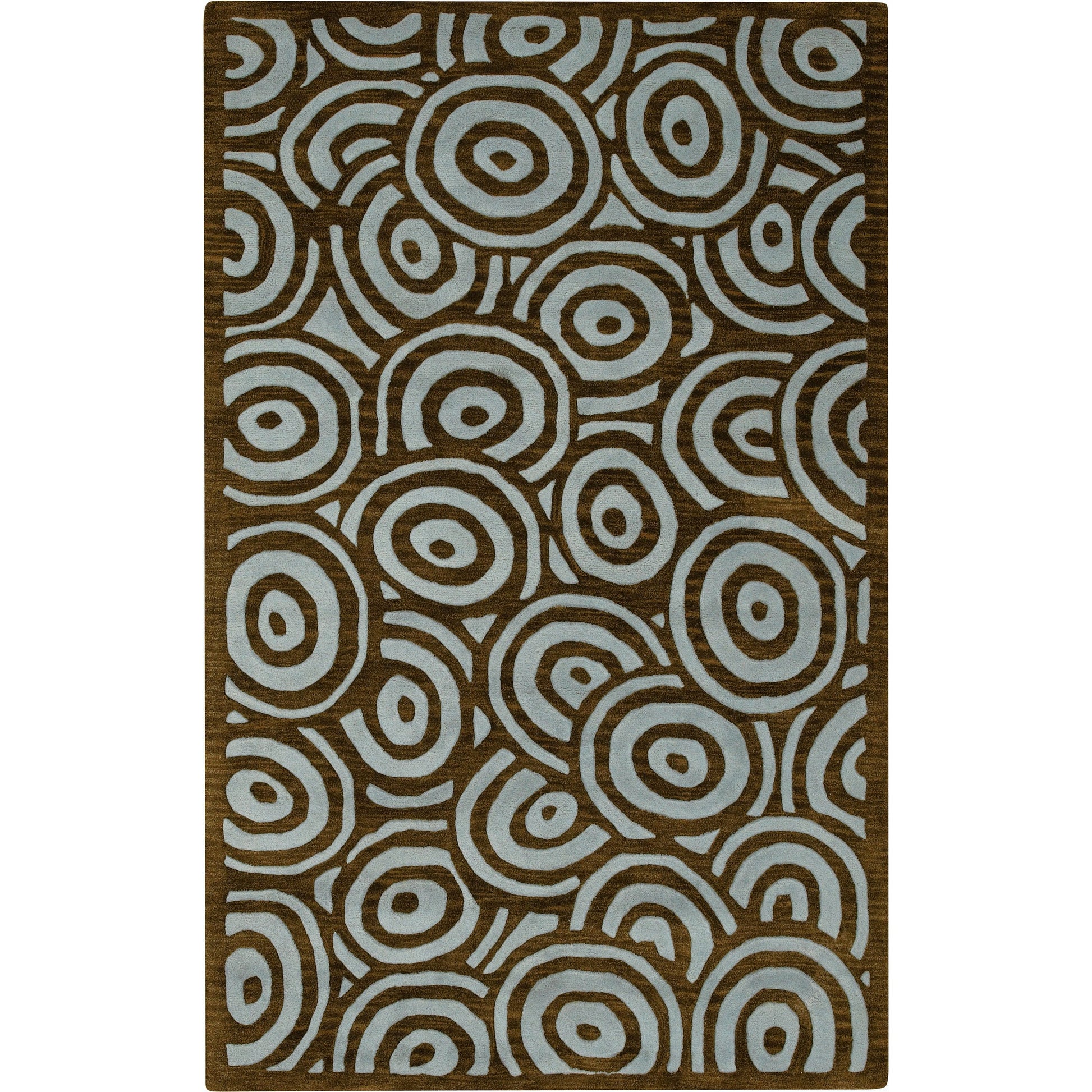 Artist Studio Rug - 15 by Surya in charcoal, light olive, pale blue. Made from 100% new zealand wool in a unique style.