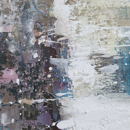 Elevation Abstract Art by Uttermost in multi. Made from fir wood, canvas, pu leather in a modern style.