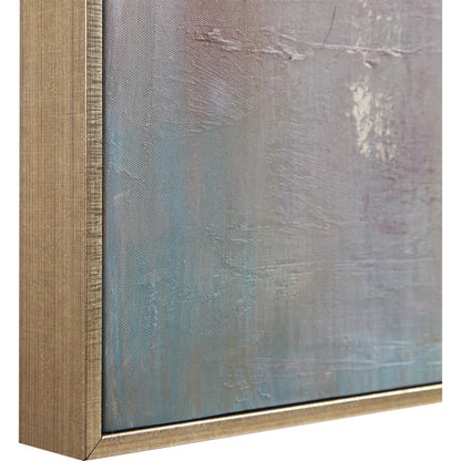 Elevation Abstract Art by Uttermost in multi. Made from fir wood, canvas, pu leather in a modern style.