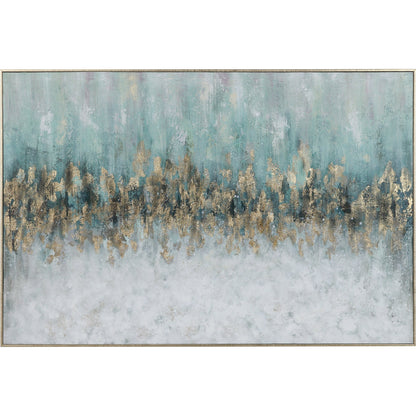 Divide Hand Painted Art by Uttermost in multi. Made from fir wood, canvas, pu frame in a modern style.