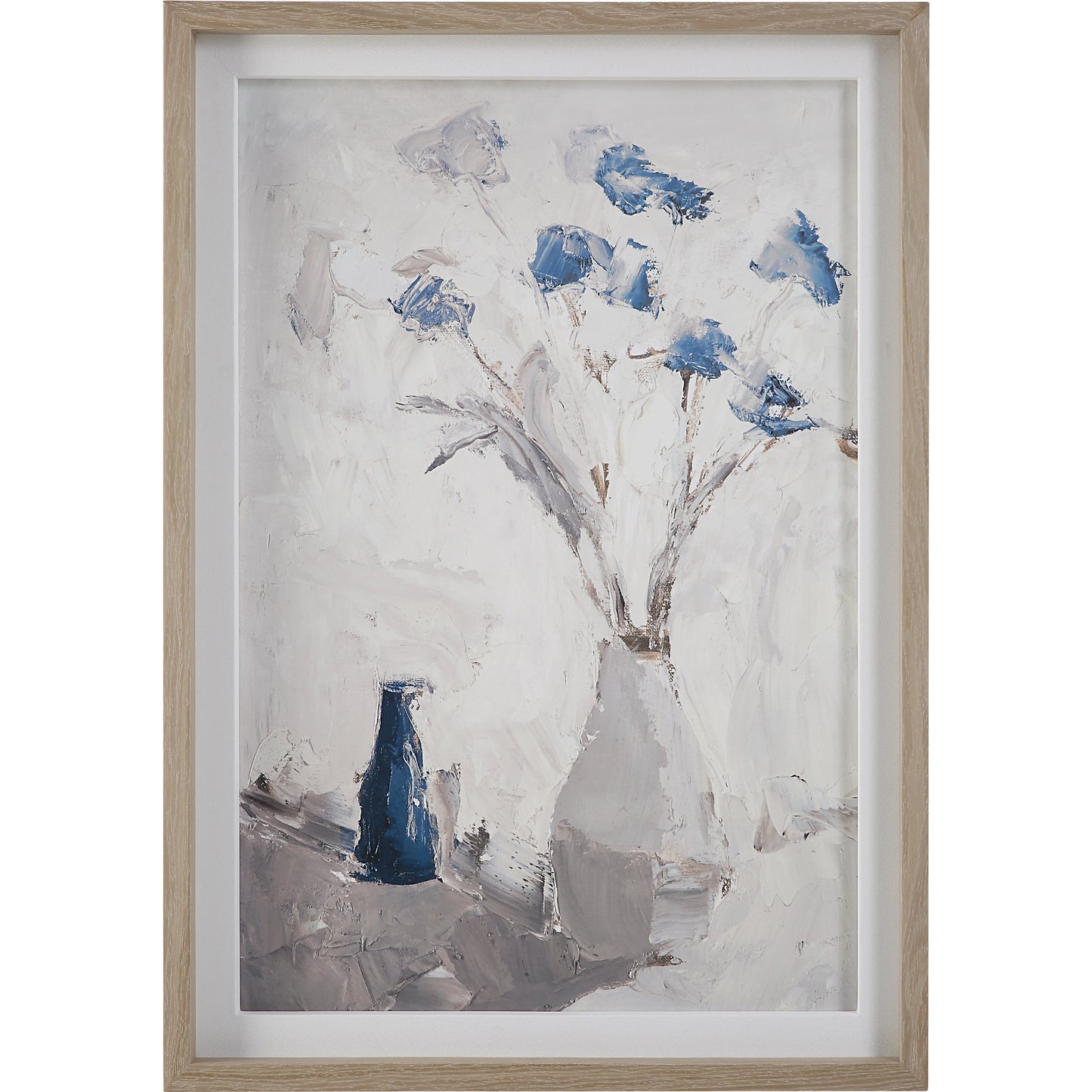001 SI-2108124 | Primary Silo | Flowers in Vase Framed Print by Uttermost in multi. Made from pine, mdf, linen, paper, veneer in a modern style.
