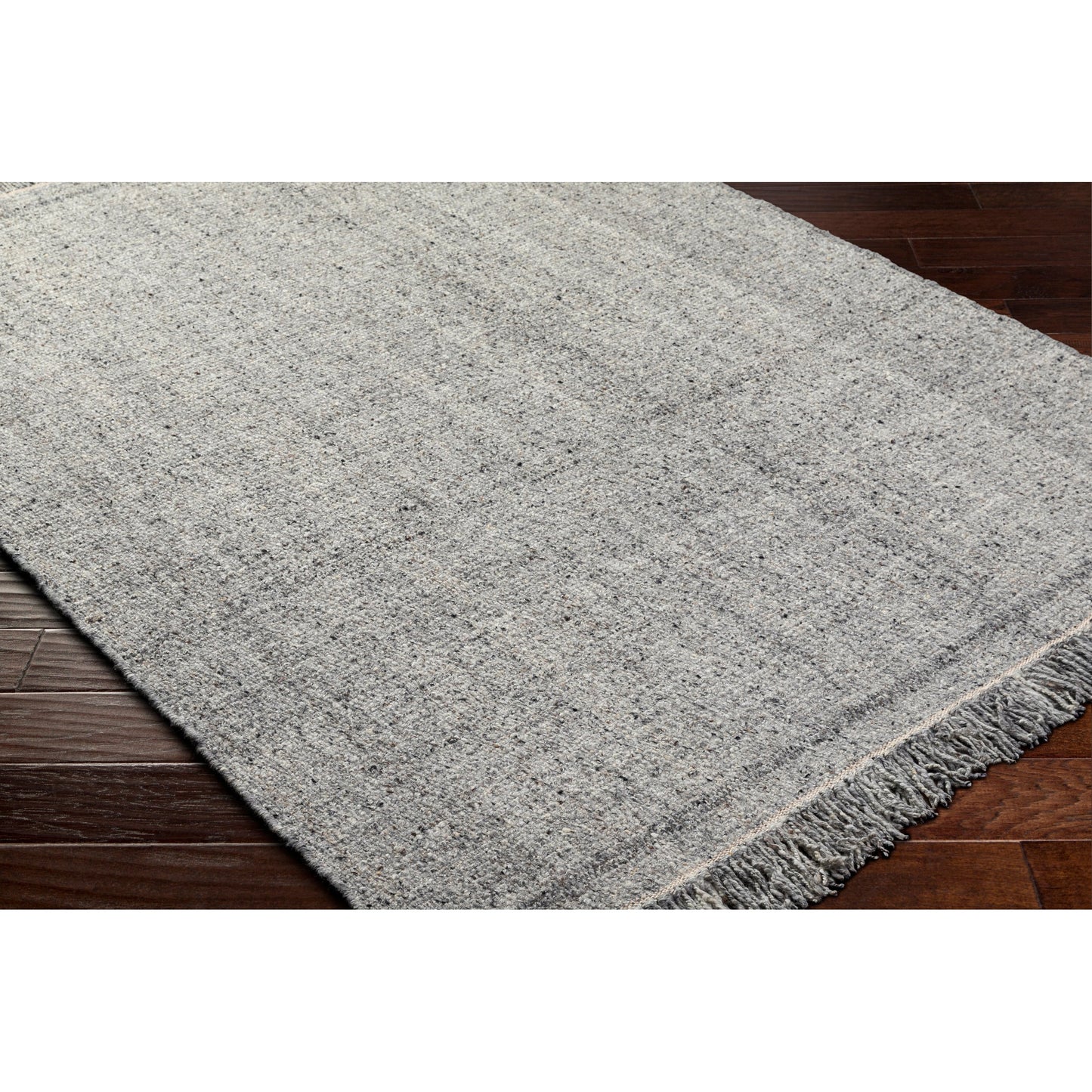 003 SI-2051903,SI-2051904,SI-2051905,SI-2051906 | Closeup | Aarhus ARU-2300 Rug by Surya in medium gray, black. Made from face: 100% wool in a unique style.