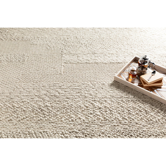 Aravalli Rug - 22901 by Surya in ivory, gray. Made from 100% wool in a unique style.