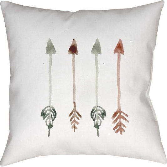 Arrows Pillow - 16031 by Livabliss. Made from front: 100% polyester, back: 100% polyester in a eclectic & global style.