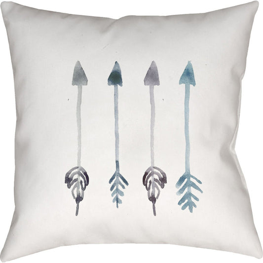 Arrows Pillow - 16031 by Livabliss. Made from front: 100% polyester, back: 100% polyester in a eclectic & global style.