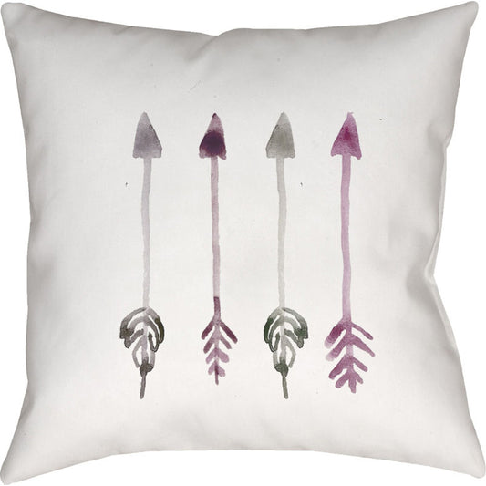 Arrows Pillow - 16031 by Livabliss. Made from front: 100% polyester, back: 100% polyester in a eclectic & global style.