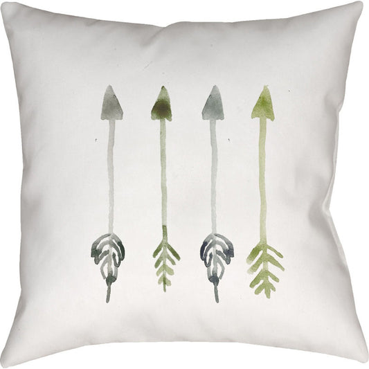 Arrows Pillow - 16031 by Livabliss. Made from front: 100% polyester, back: 100% polyester in a eclectic & global style.