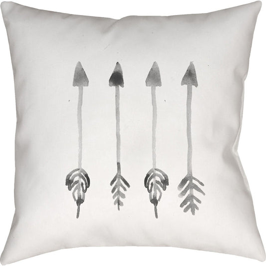 Arrows Pillow - 16031 by Livabliss. Made from front: 100% polyester, back: 100% polyester in a eclectic & global style.