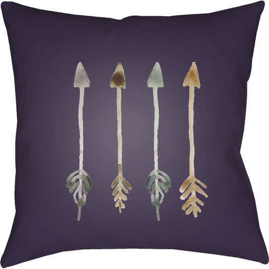 Arrows Pillow - 16031 by Livabliss. Made from front: 100% polyester, back: 100% polyester in a eclectic & global style.