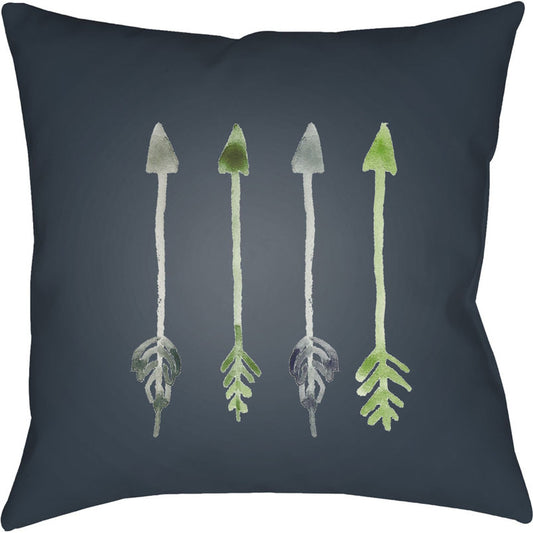 Arrows Pillow - 16031 by Livabliss. Made from front: 100% polyester, back: 100% polyester in a eclectic & global style.