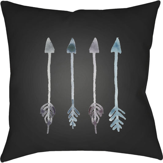 Arrows Pillow - 16031 by Livabliss. Made from front: 100% polyester, back: 100% polyester in a eclectic & global style.