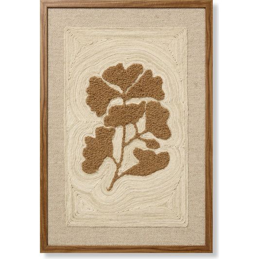 Clove Wall Decor by Loloi in brown. Made from wool in a unique style.