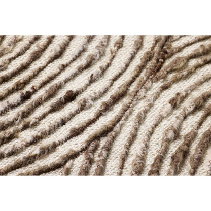 Phase Wall Decor by Loloi in dark brown. Made from wool, cotton, polyester, other fibers in a transitional style.