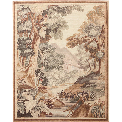 River Wall Decor by Loloi in beige, green. Made from polyester in a unique style.