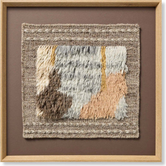 Tangier Wall Decor by Loloi in natural. Made from wool in a unique style.