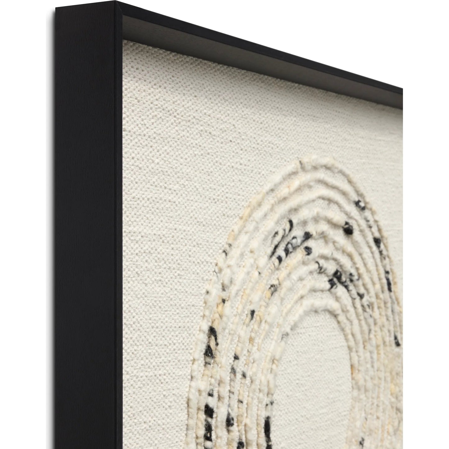 001 SI-2628821 | Closeup | Verse Wall Decor by Loloi in ivory, black. Made from wool in a unique style.