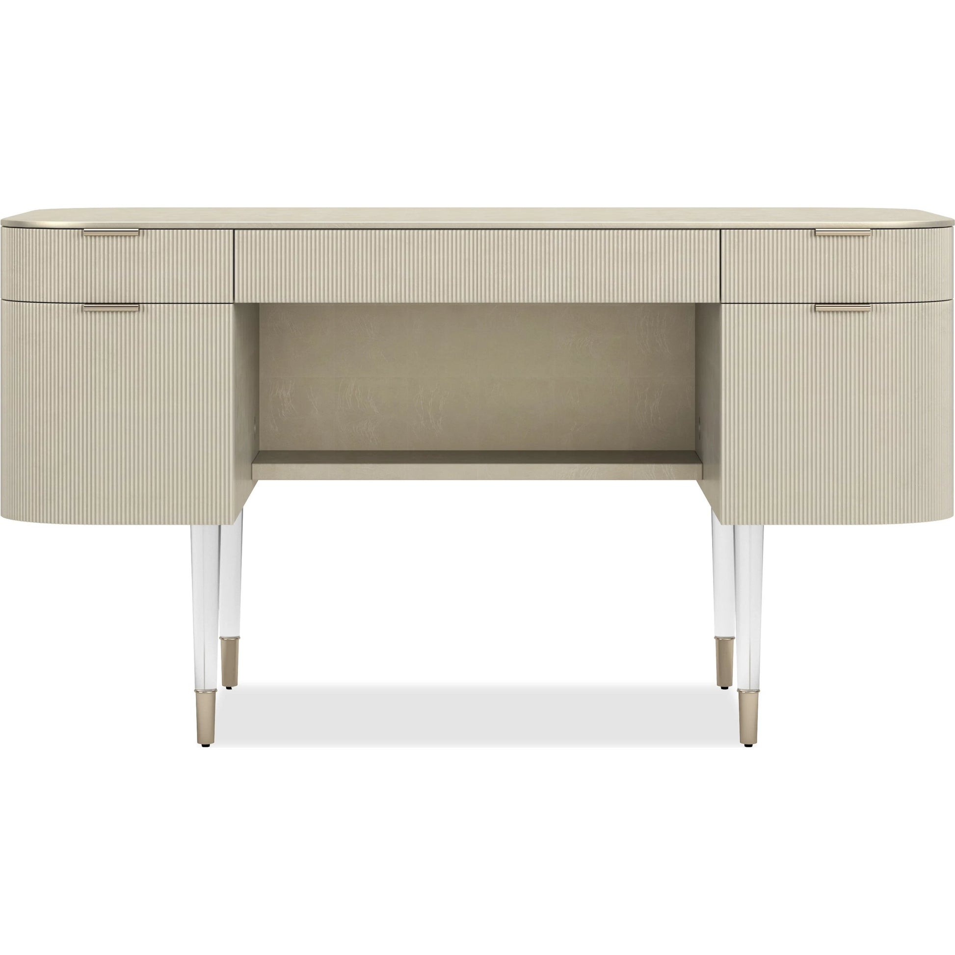 Lady Love Desk by Caracole. Made from birch in a transitional style.