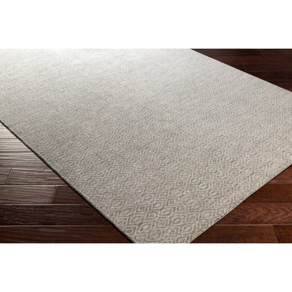 Astara ASA-1000 Rug by Surya in medium gray, light sage. Made from 100% wool in a unique style.