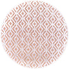 Pink, White / 7'6" Round