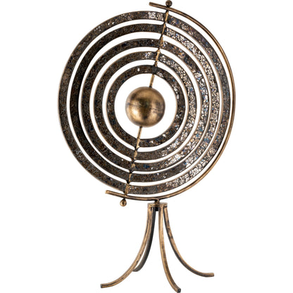 Astrid - 25298 by Surya in metallic bronze, metallic gold and powder coatedlacquered. Made from glass, metal in a eclectic & global style.