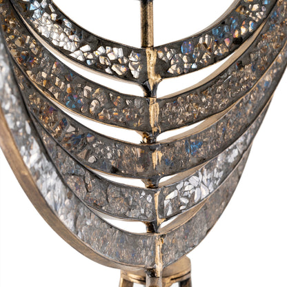 Astrid - 25298 by Surya in metallic bronze, metallic gold and powder coatedlacquered. Made from glass, metal in a eclectic & global style.