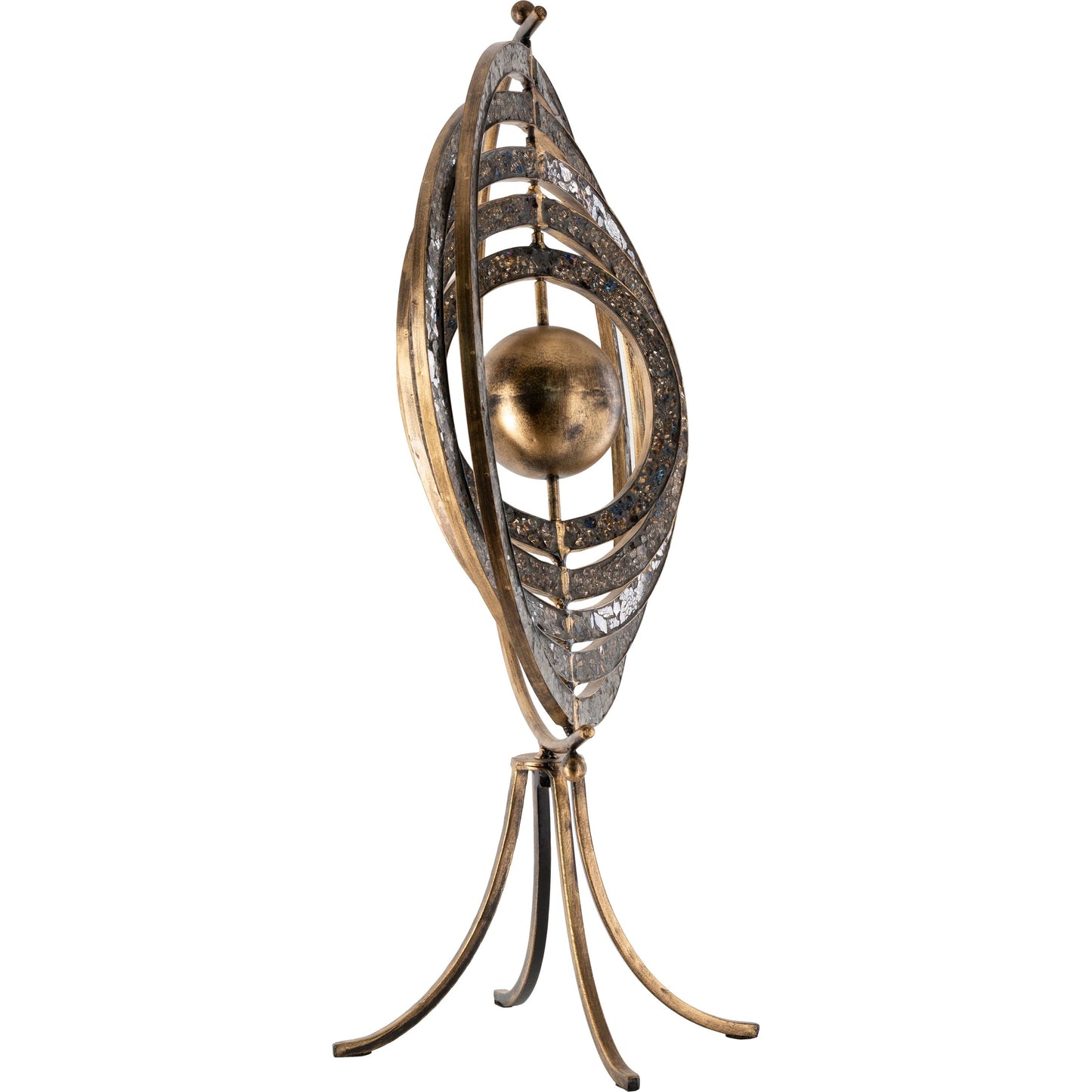 002 SI-1876728 | Additional Silo | Astrid - 25298 by Surya in metallic bronze, metallic gold and powder coatedlacquered. Made from glass, metal in a eclectic & global style.