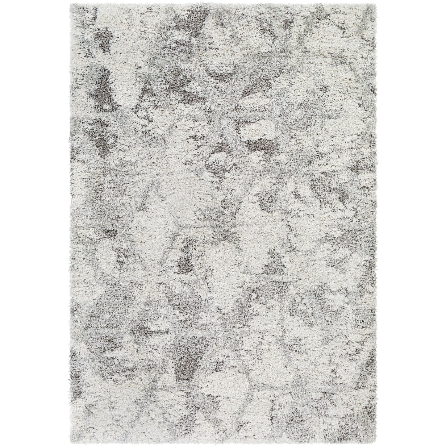 000 SI-1842753,SR-826769,SR-826770,SR-826771,SR-826772 | Primary Silo | Alta Shag Rug by Livabliss in light gray, off-white, medium gray. Made from 100% polypropylene in a modern style.