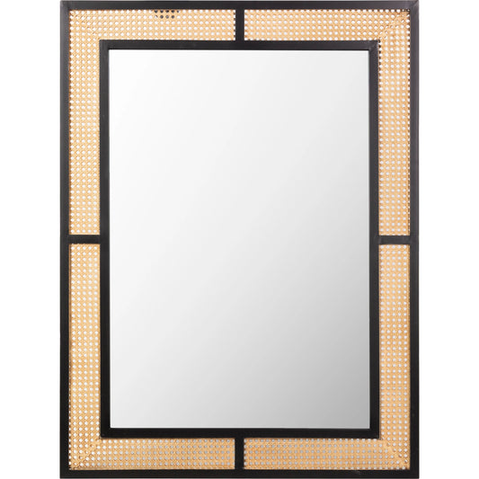 Anassa Mirror - 32891 by Surya in black. Made from frame: metal, substrate: manufactured wood in a modern style.
