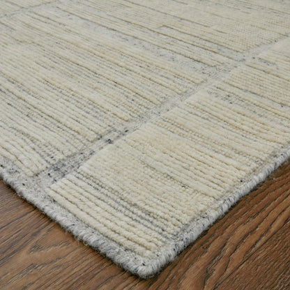 Bluff Rug - T22T6041 by Thom Felicia by Feizy Rugs in ivory. Made from wool in a unique style.