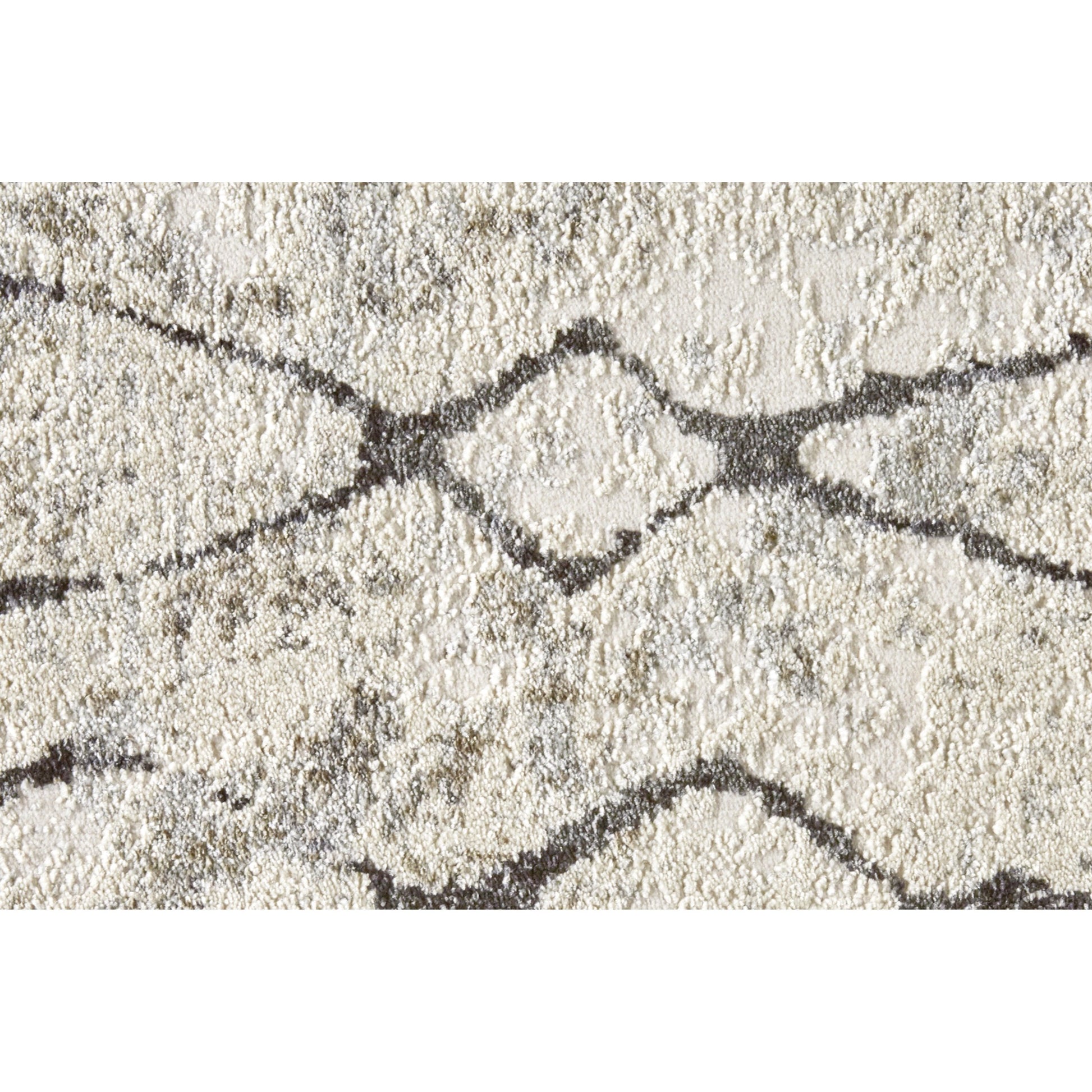 Kano Transitional Diamond Rug - 3872F by Feizy in ivory, gray, taupe. Made from polypropylene, polyester in a unique style.