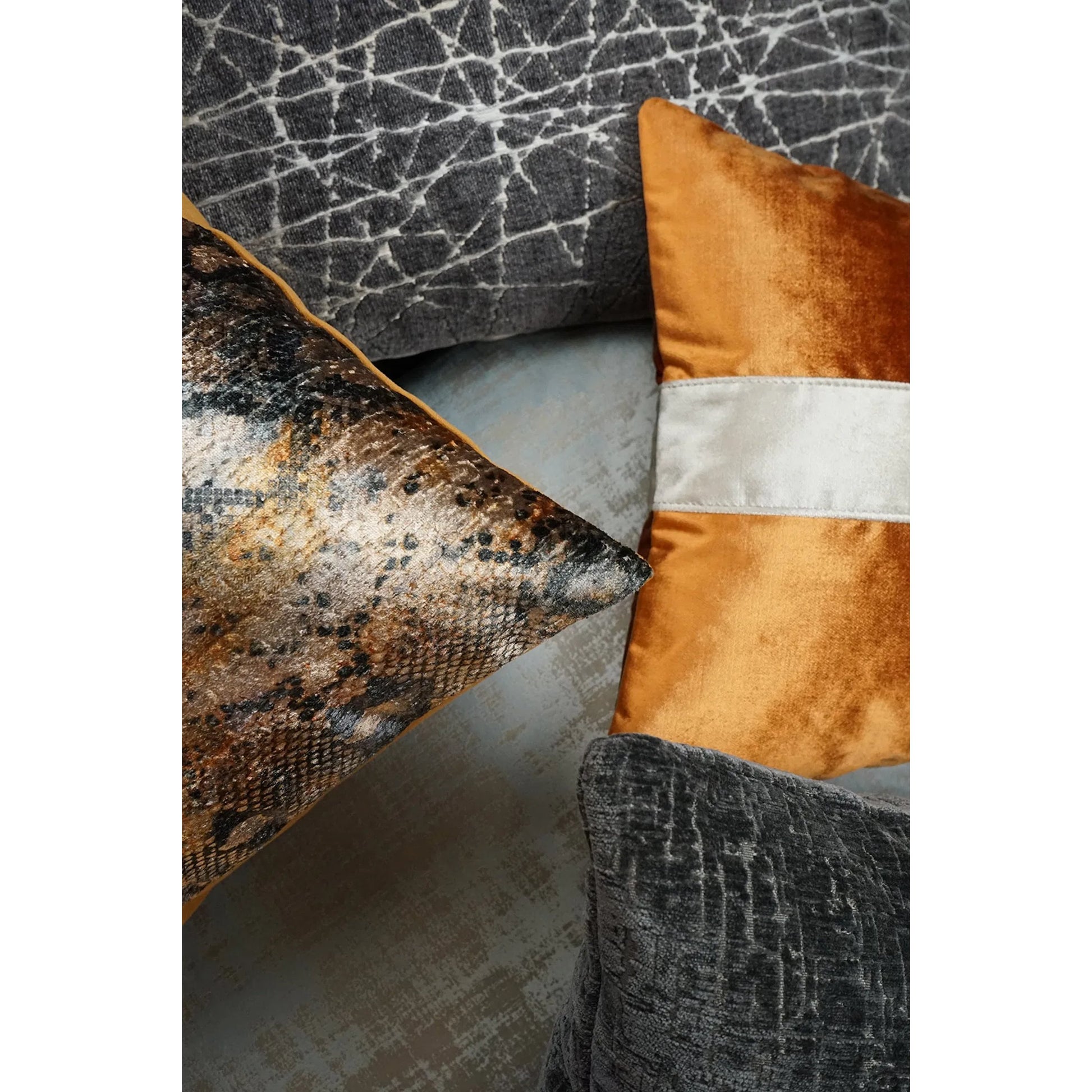 Questa Throw Pillow by DV Kap Home in caviar. Made from 51% viscose, 38% polyester, 11% cotton in a modern style.