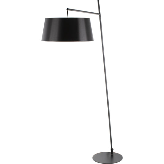 Astro - 24854 by Surya in black and paintedpaintedpainted. Made from shade (outside): polyester, body: metal, base: metal, finial: metal, harp: metal in a modern style.