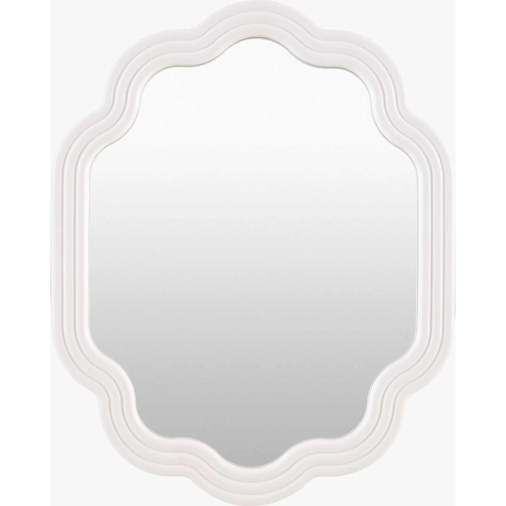 Aysun Accent Mirror by Livabliss in gloss, high. Made from manufactured wood in a unique style.