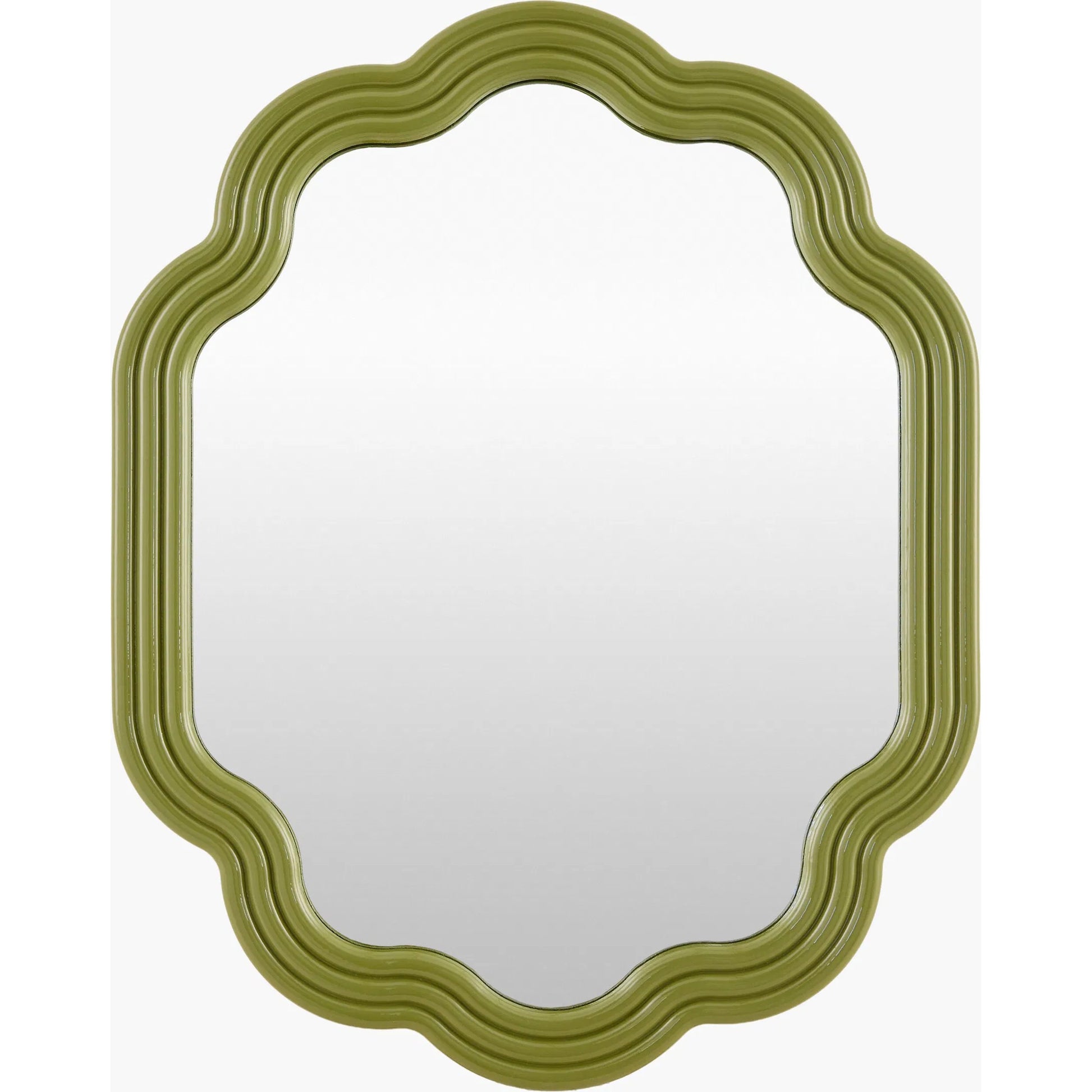 Aysun Accent Mirror by Livabliss in gloss, high. Made from manufactured wood in a unique style.