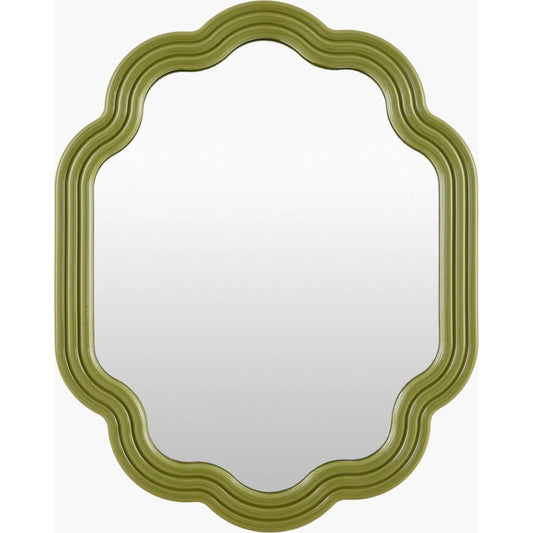 Aysun Accent Mirror by Livabliss in gloss, high. Made from manufactured wood in a unique style.