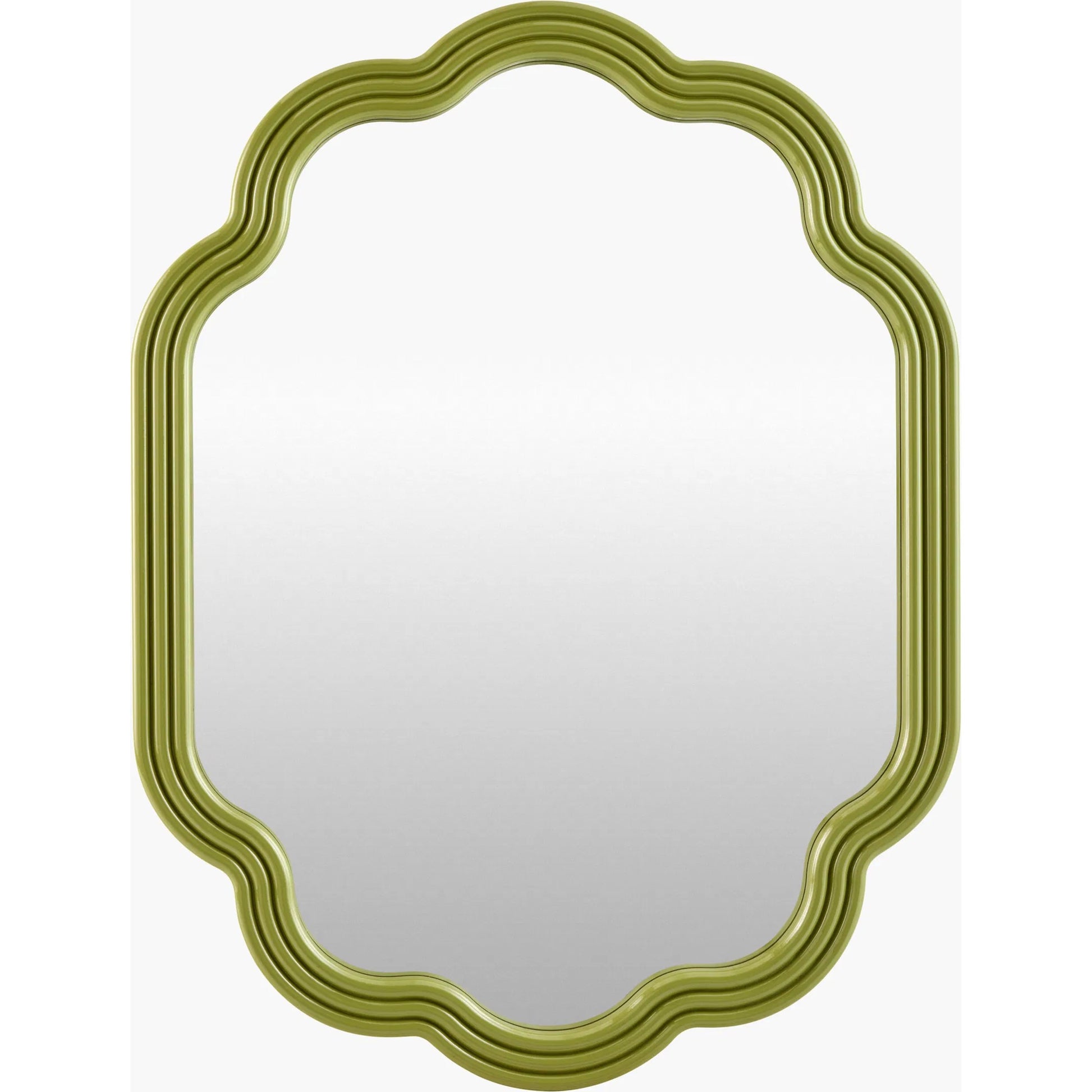Aysun Accent Mirror by Livabliss in gloss, high. Made from manufactured wood in a unique style.