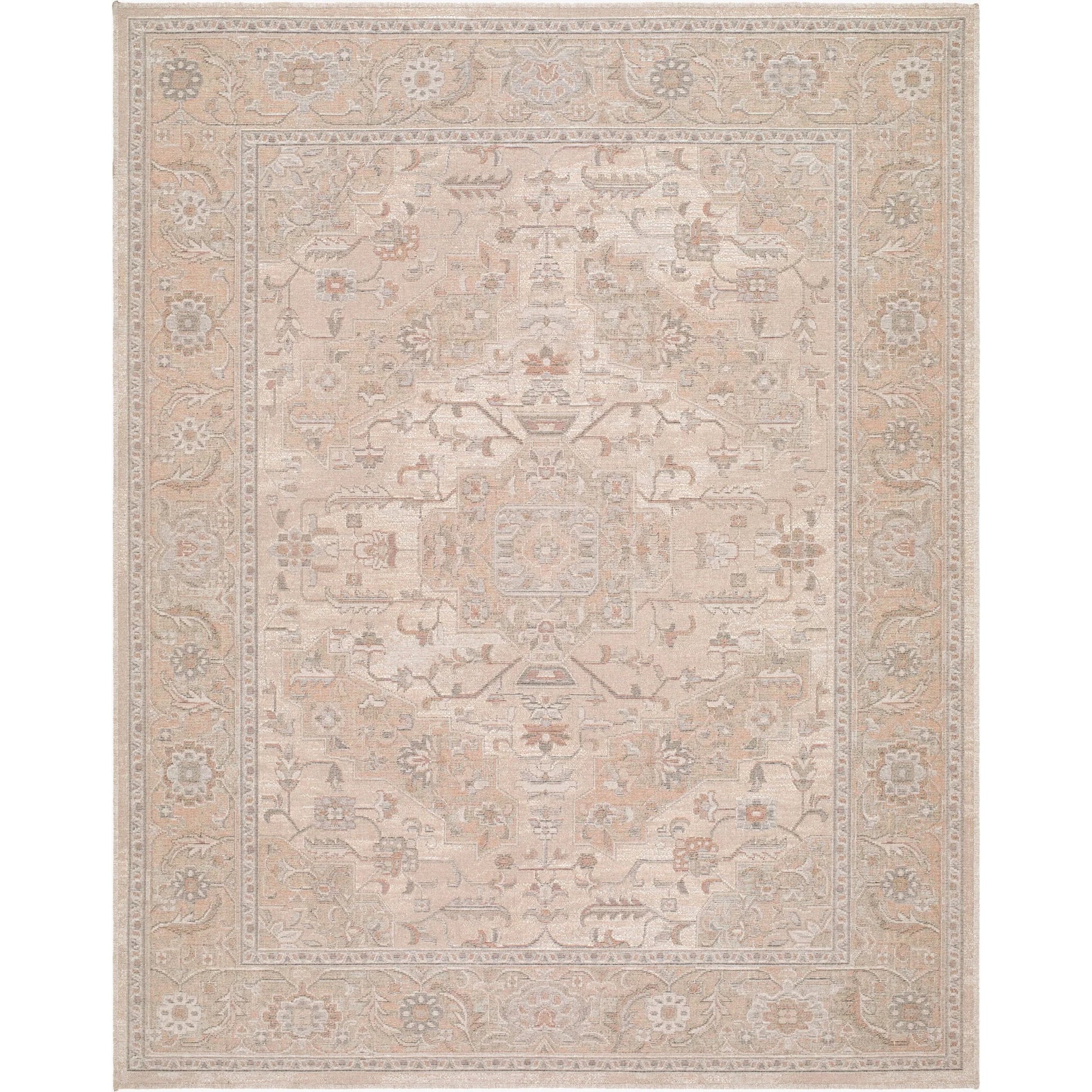 Aston Villa ASV-2308 Rug by Livabliss in sandstone, taupe, ivory, slate gray, terracotta. Made from polyester in a unique style.