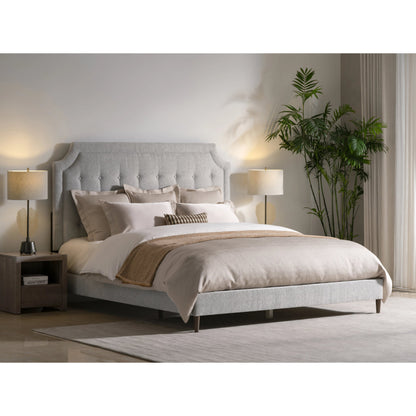Zest Scooped Welt Upholstered Bed by Zest. Made from mdf, partical board in a modern style.