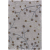Dusty Sage, Medium Gray, Dark Brown / 2' x 3'