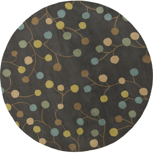 Athena Rug - 690 by Surya in taupe, aqua, light brown. Made from 100% wool in a unique style.