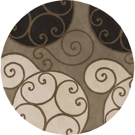 Athena Rug - 1170 by Surya in beige, black, brown, dark brown. Made from 100% wool in a unique style.