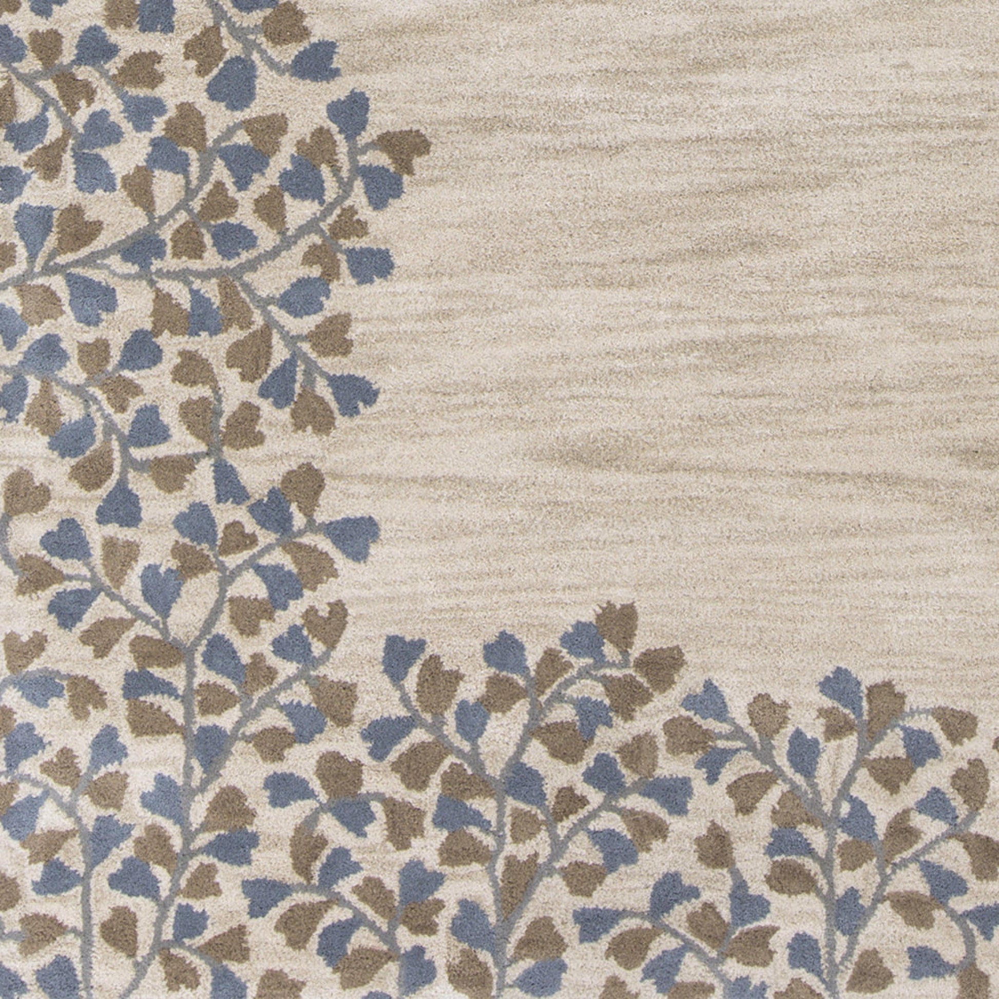 Athena ATH-5117 Rug by Surya in beige, medium brown, charcoal, denim. Made from 100% wool in a unique style.