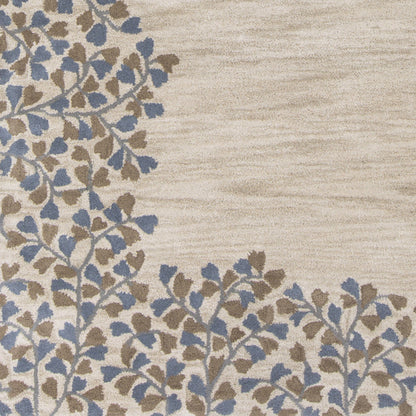 Athena ATH-5117 Rug by Surya in beige, medium brown, charcoal, denim. Made from 100% wool in a unique style.