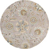 Sky Blue, Brown, Light Brown, Sage, Dusty Sage, Light Olive / 4' Round