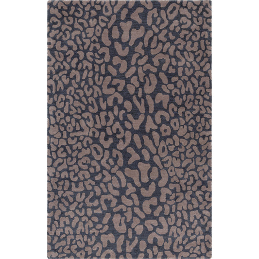 Athena Rug - 6473 by Surya in brown, charcoal. Made from face: 100% wool in a unique style.