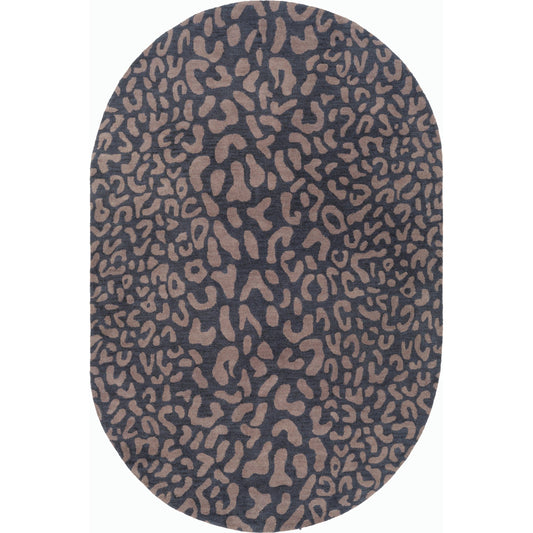 Athena Rug - 6473 by Surya in brown, charcoal. Made from face: 100% wool in a unique style.